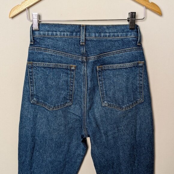 REFORMATION Cindy Bootleg / Peyton Flare Wide Leg Jeans La Jolla Blue 24 - Picture 9 of 11